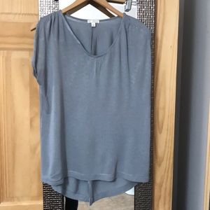 Grey sleeveless top